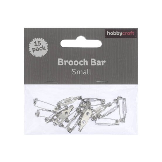 Brooch Bar Findings 20mm 15 Pack