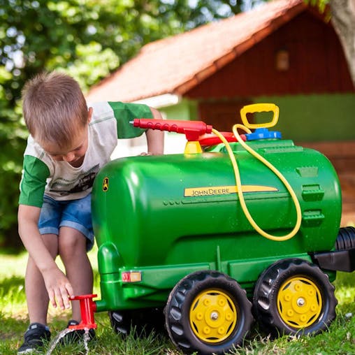 John Deere Rolly Kid Water Tanker & Spray Pump Ages 3 - 10y