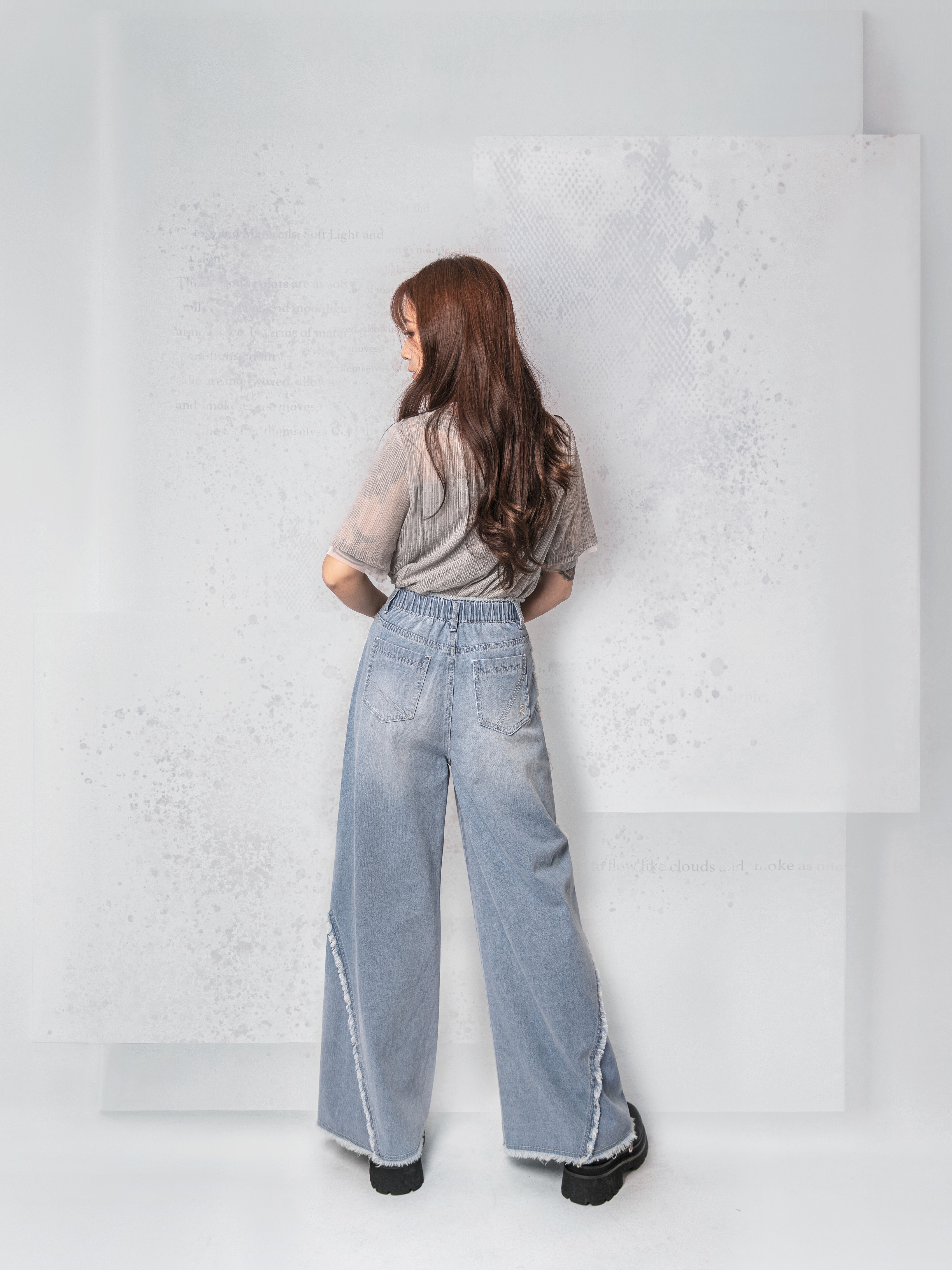 Fringe-detail Jeans - 26SRB022Q
