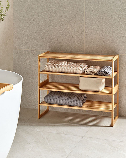 Meuble de rangement UVALDA Bambou Marron clair