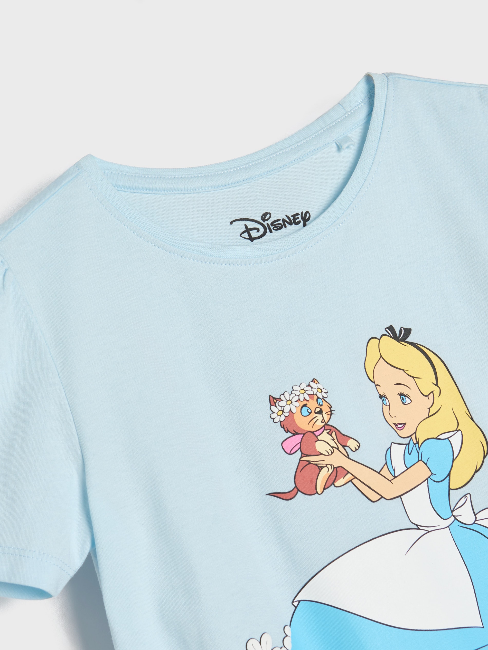 Bawełniana koszulka z nadrukiem Alice in Wonderland