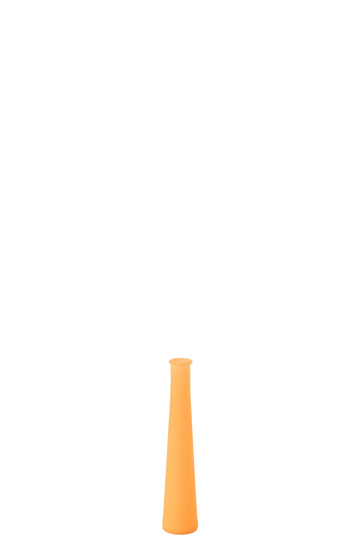 J-Line vaas Tube - glas - oranje - 31.5 cm hoog