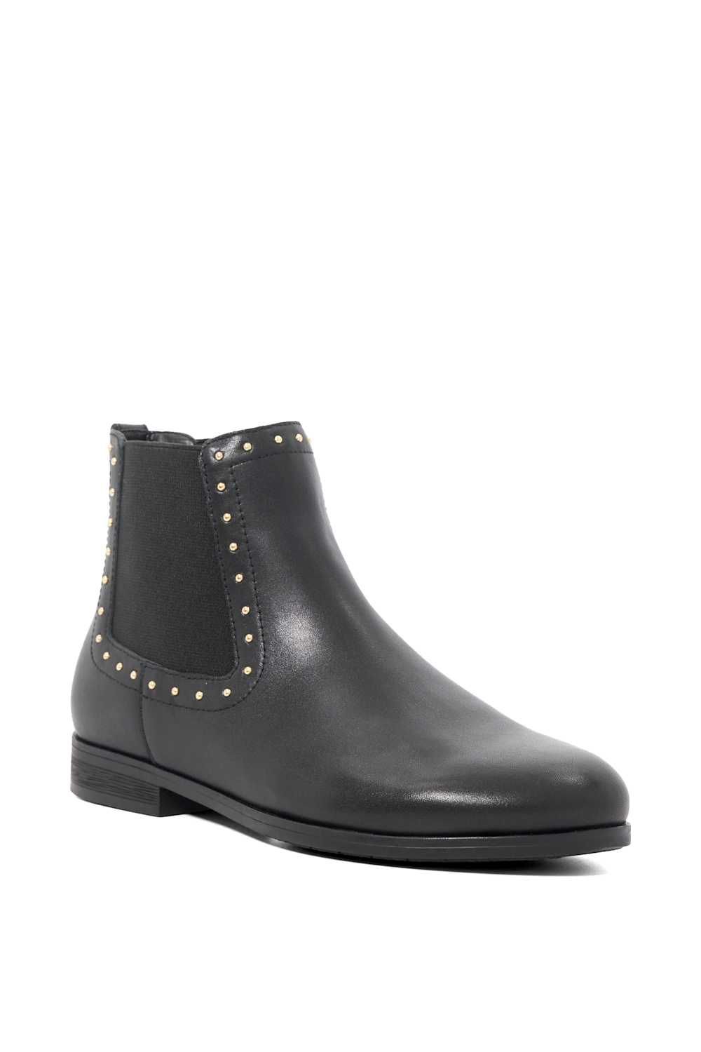 Dune London Pudded' Leather Ankle Boots