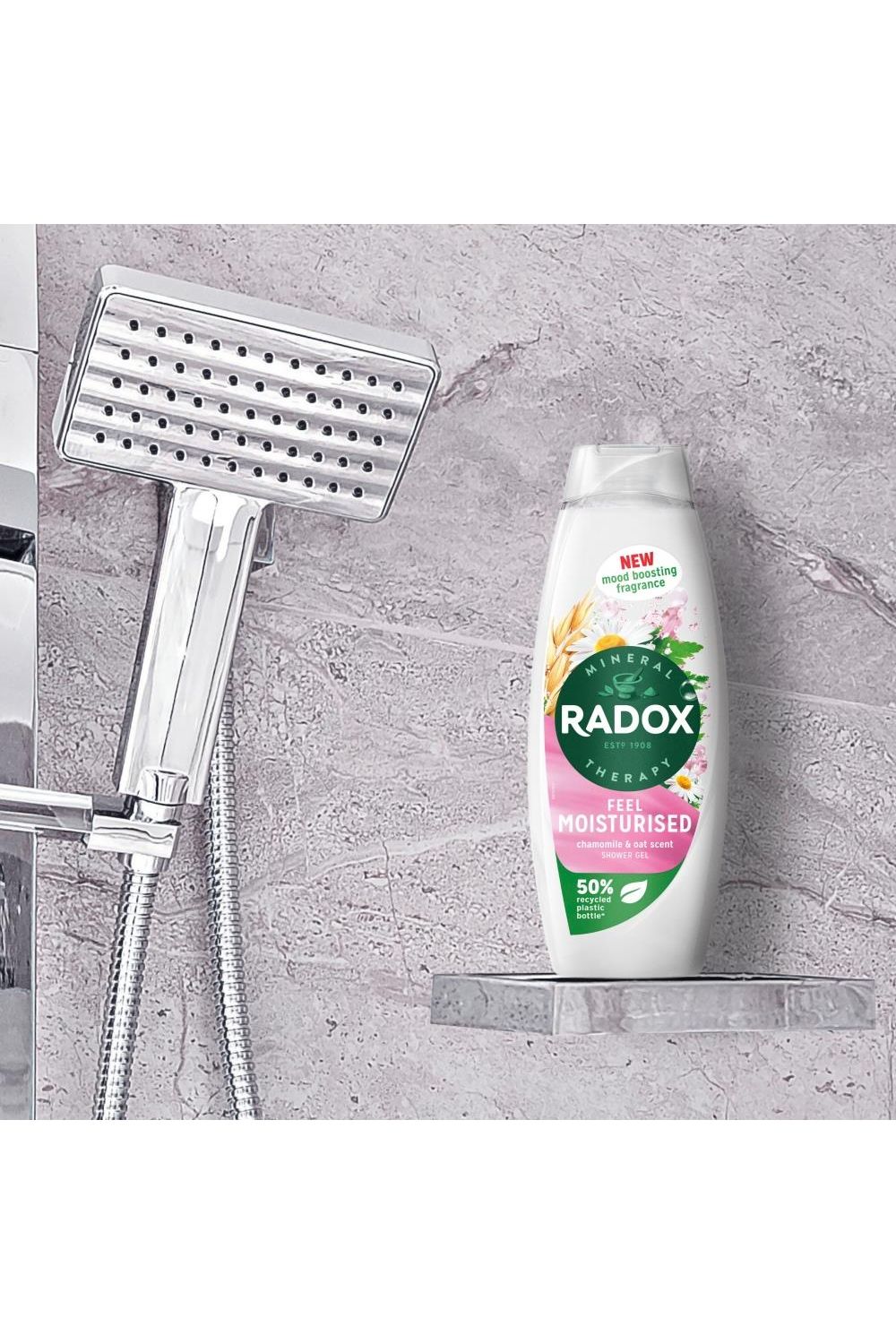 Radox Shower Gel' Feel Moisturised Mood Boosting Fragrance, 6 x 675ml