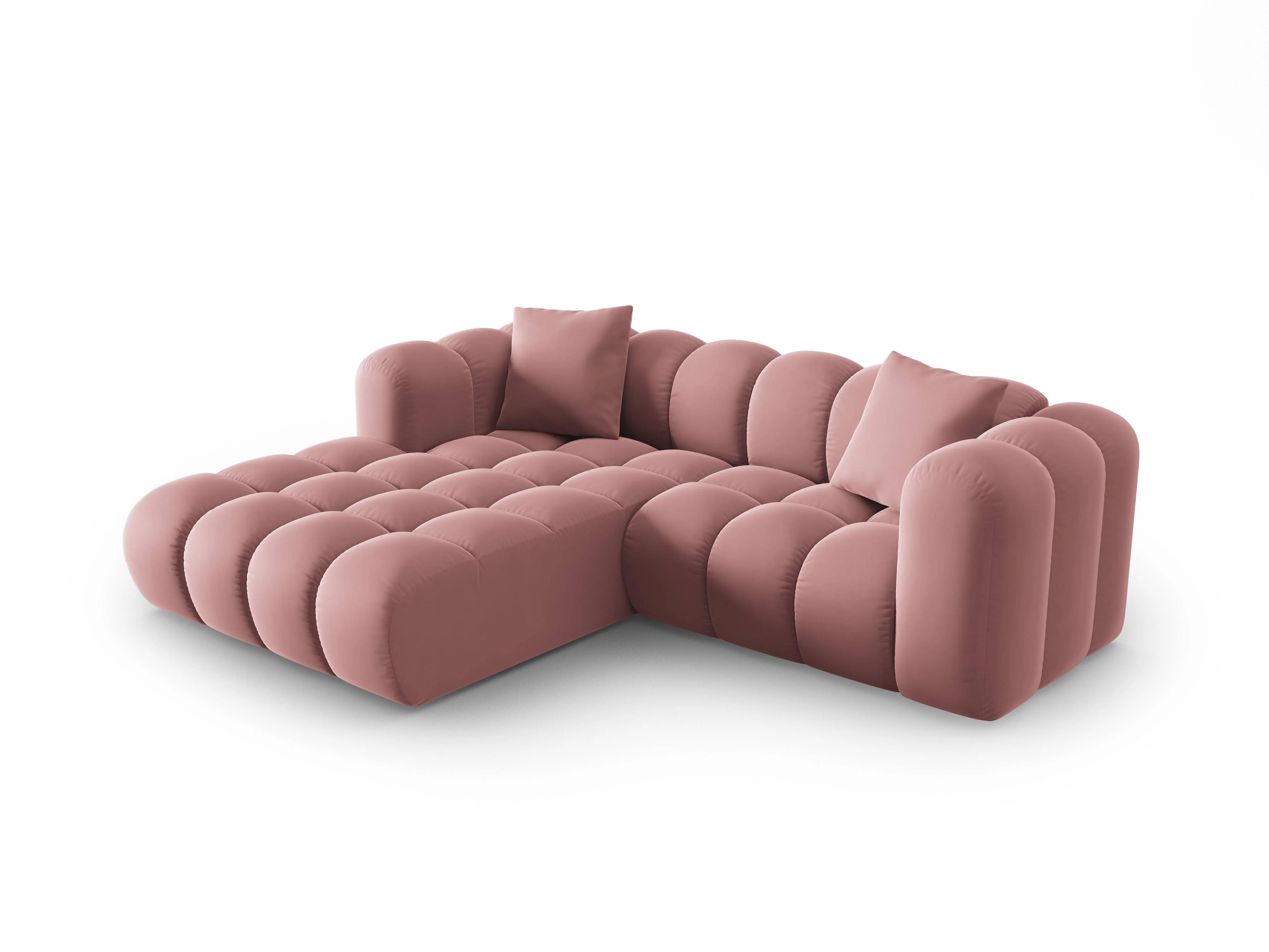 3-zitshoekbank Halley velvet links