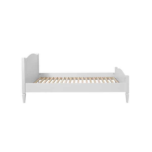Lit 90x200 sommier inclus Bellamy Royal - Blanc