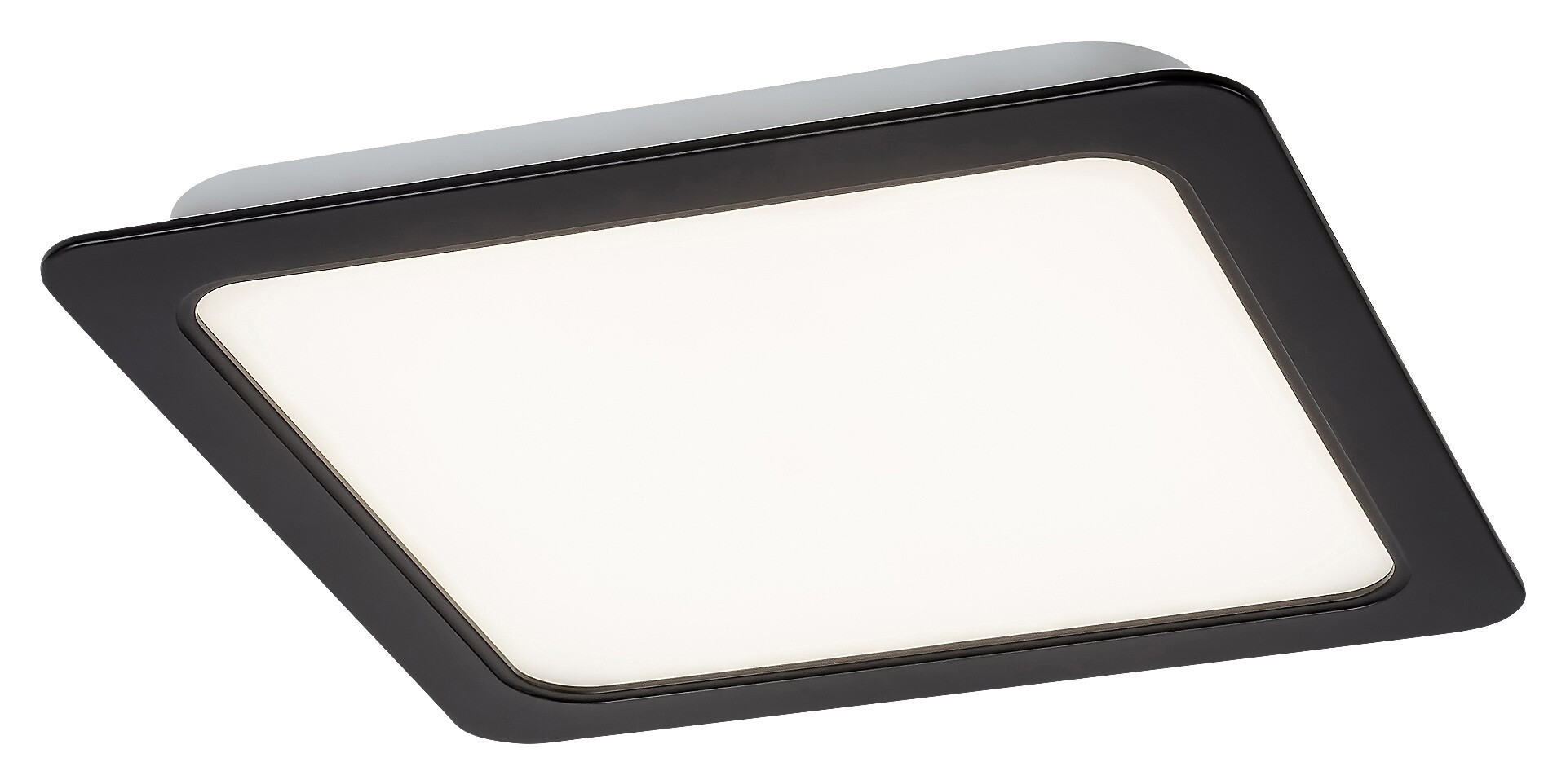 Plafon Shaun2 wpuszczany kwadratowy czarny LED 1x12W 17cm IP20 Rabalux