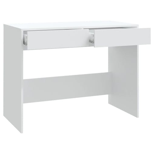 NNEVL Desk White 101x50x76.5 cm Engineered Wood