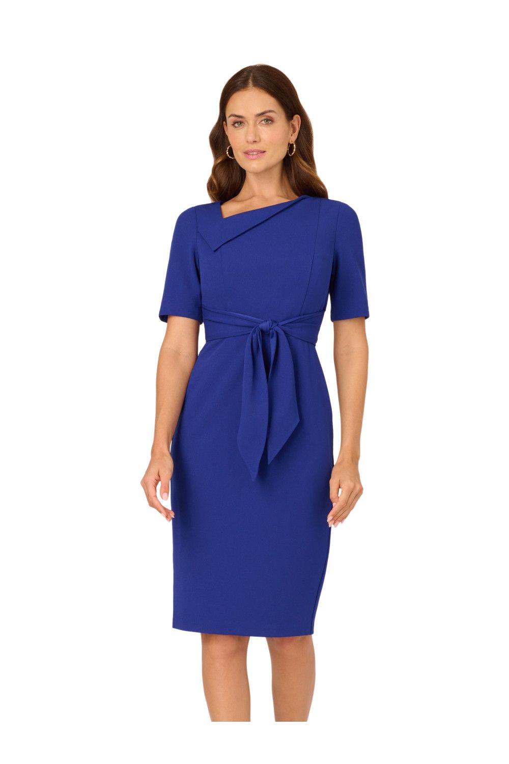 Adrianna Papell Asymmetrical Short Dress