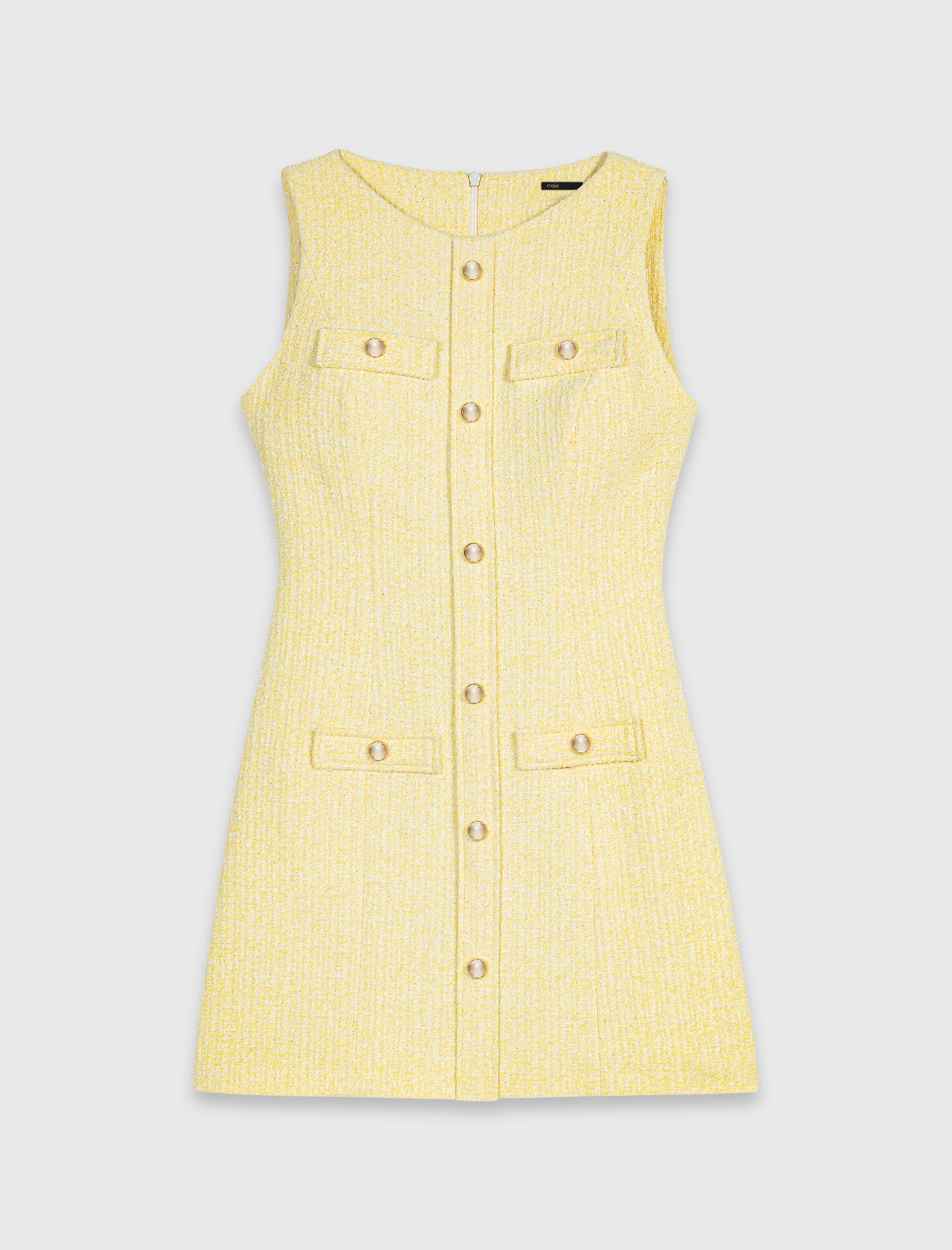 Robe courte en tweed