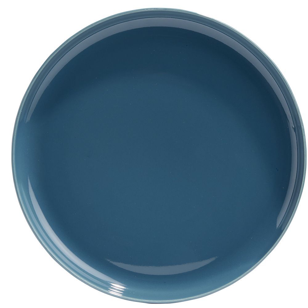 Assiette à dessert Oslo porcelaine bleu Ø19cm