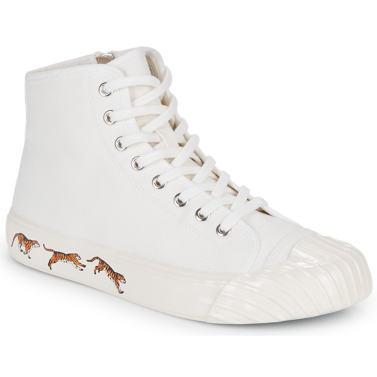 Kenzo - KENZOSCHOOL HIGH TOP SNEAKERS - White