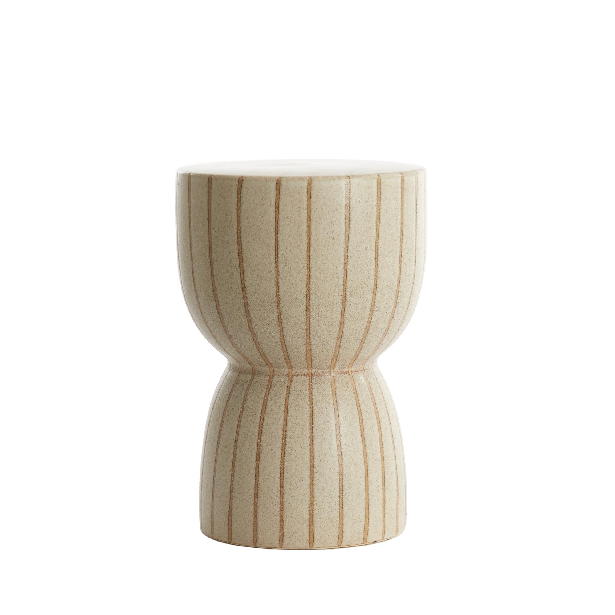 Light & Living bijzettafel Finca - bruin - Ø28.5cm