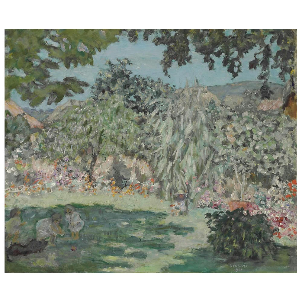 - Tableau - Jardin en Dauphine - Pierre Bonnard 50x60cm