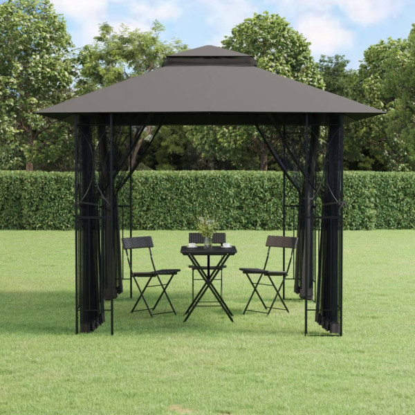 Altana Antracyt 300 x 300 x 270 cm Stal vidaXL