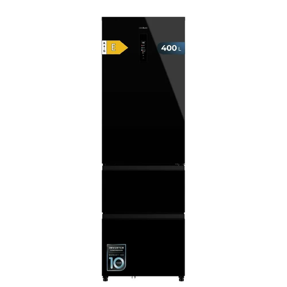 Cecotec Bolero CoolMarket FD 400 Glass Combi fridge