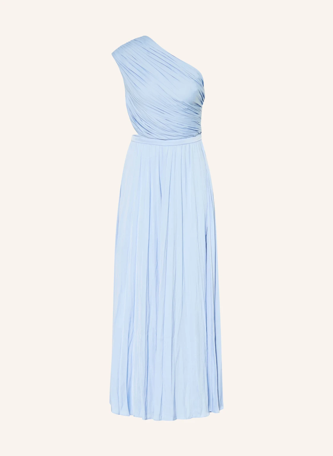 maje Kleid mit Cut-out und Plissees