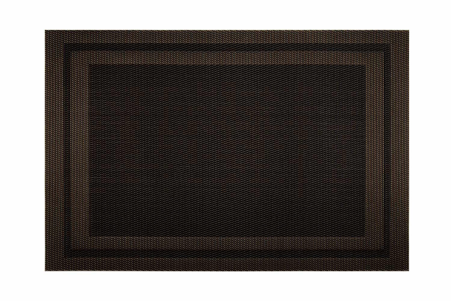Czarna   Złoty Podkładka Pod Talerze 30x45 AMERICANO