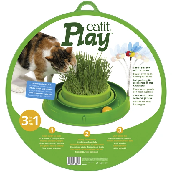 Spielzeug »Play«, 3-in-1, grün, für Katzen