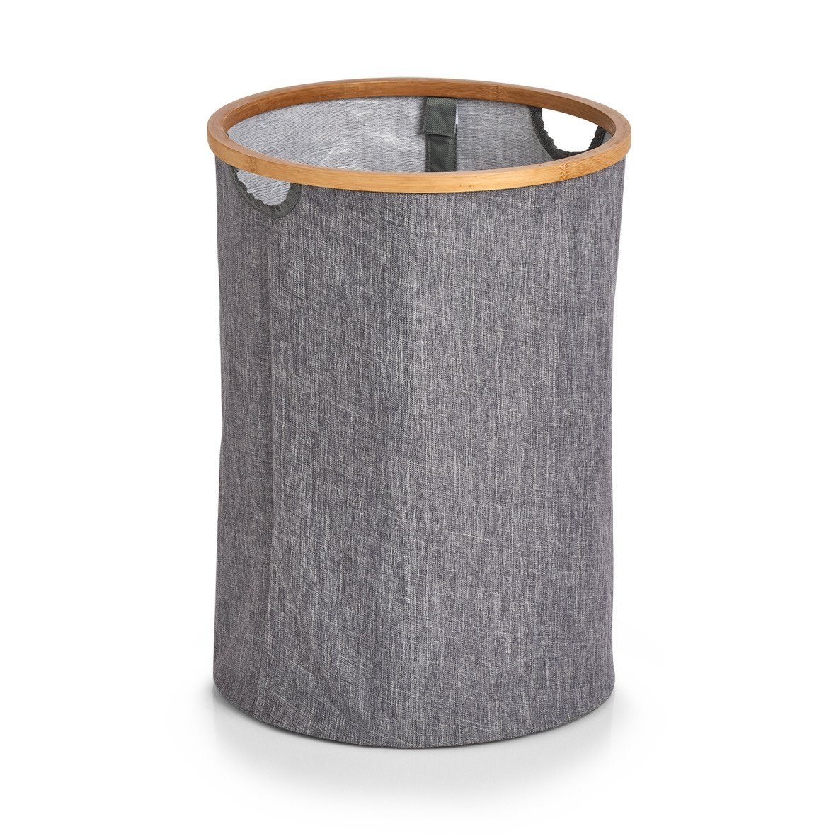 Kosz na pranie z bambusową obręczą, 50 L, ZELLER