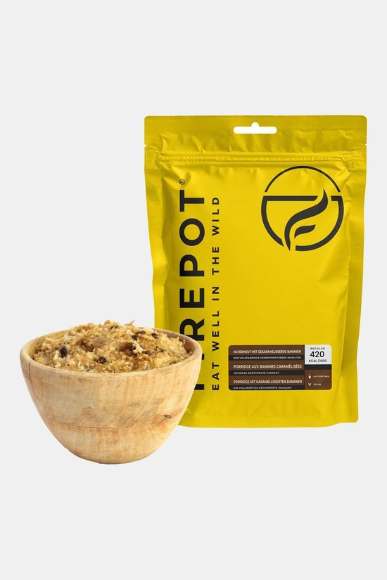 Firepot Toasted Banana Porridge Havermoutpap met Banaan Ontbijt