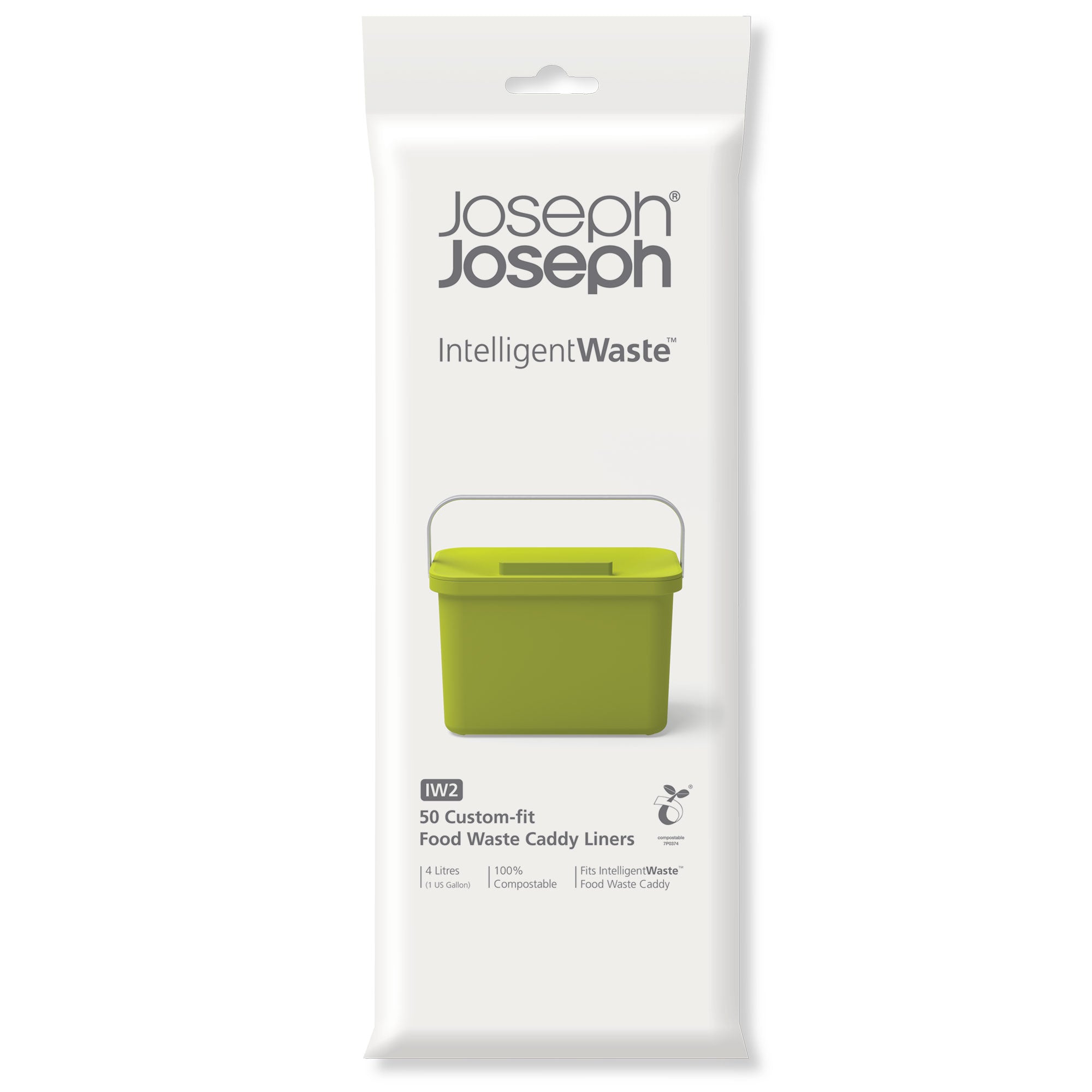 Joseph Joseph Intelligent Waste Compost Afvalzak IW2 4 Liter - 50 zakk