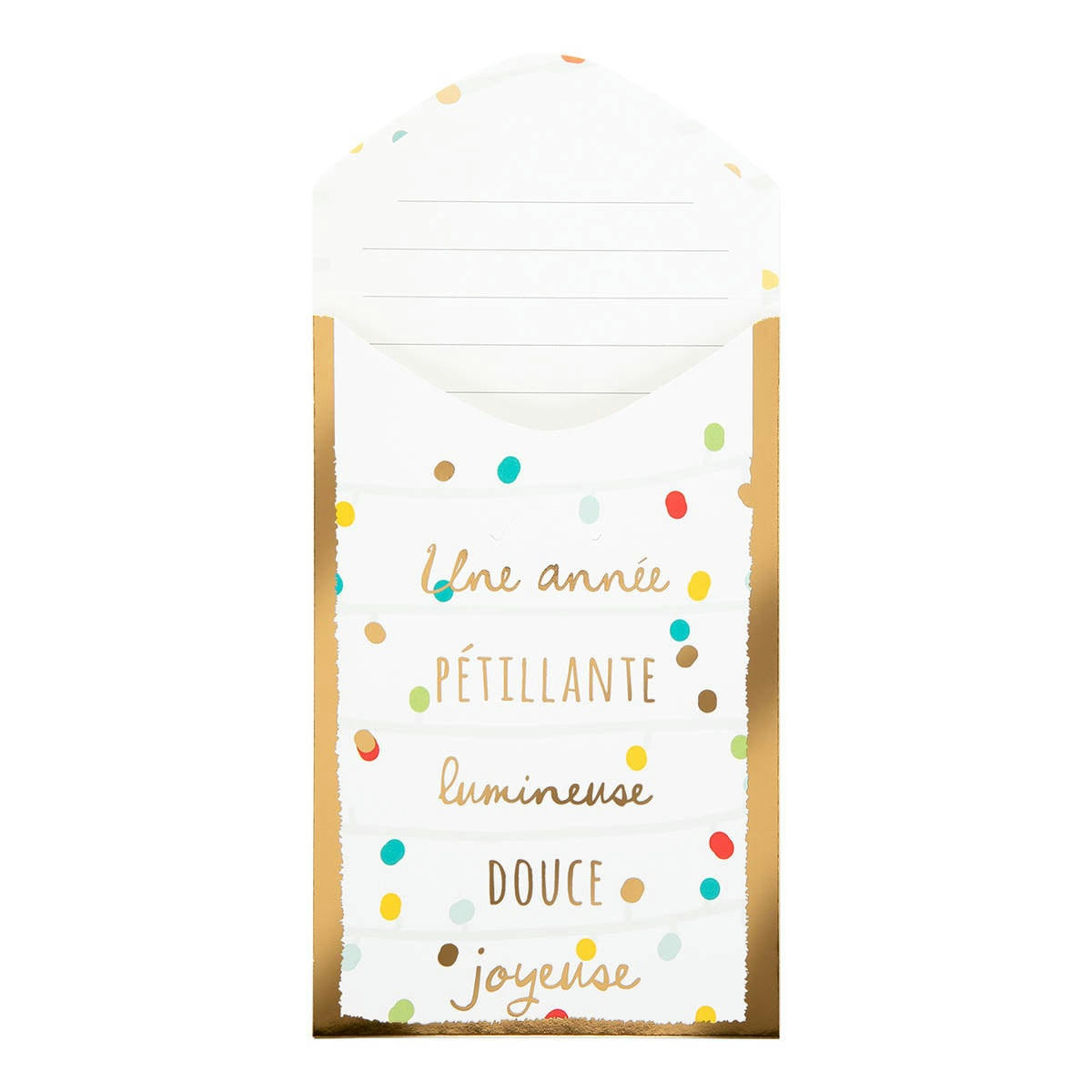 - Carte De Vœux Surprise Guirlande