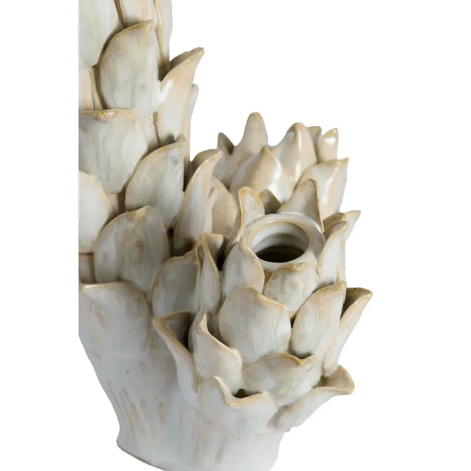 Vaas Carciofo - Cr&egrave;me - 19.5x17x27.5cm