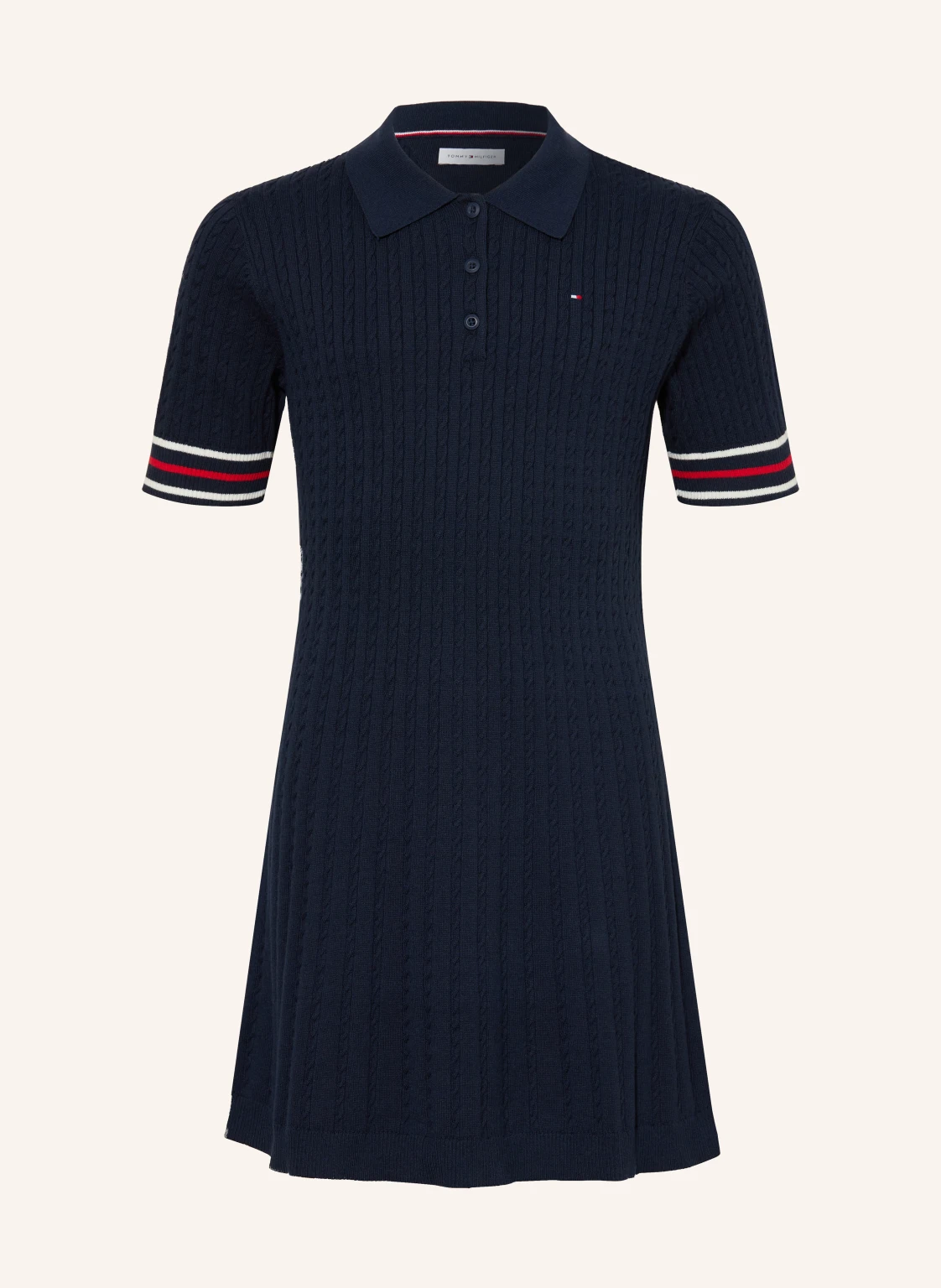TOMMY HILFIGER Strick-Polokleid