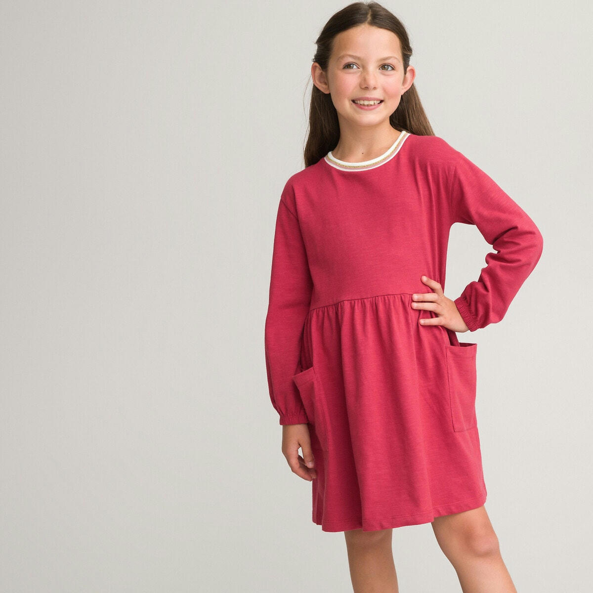 Robe patineuse manches longues