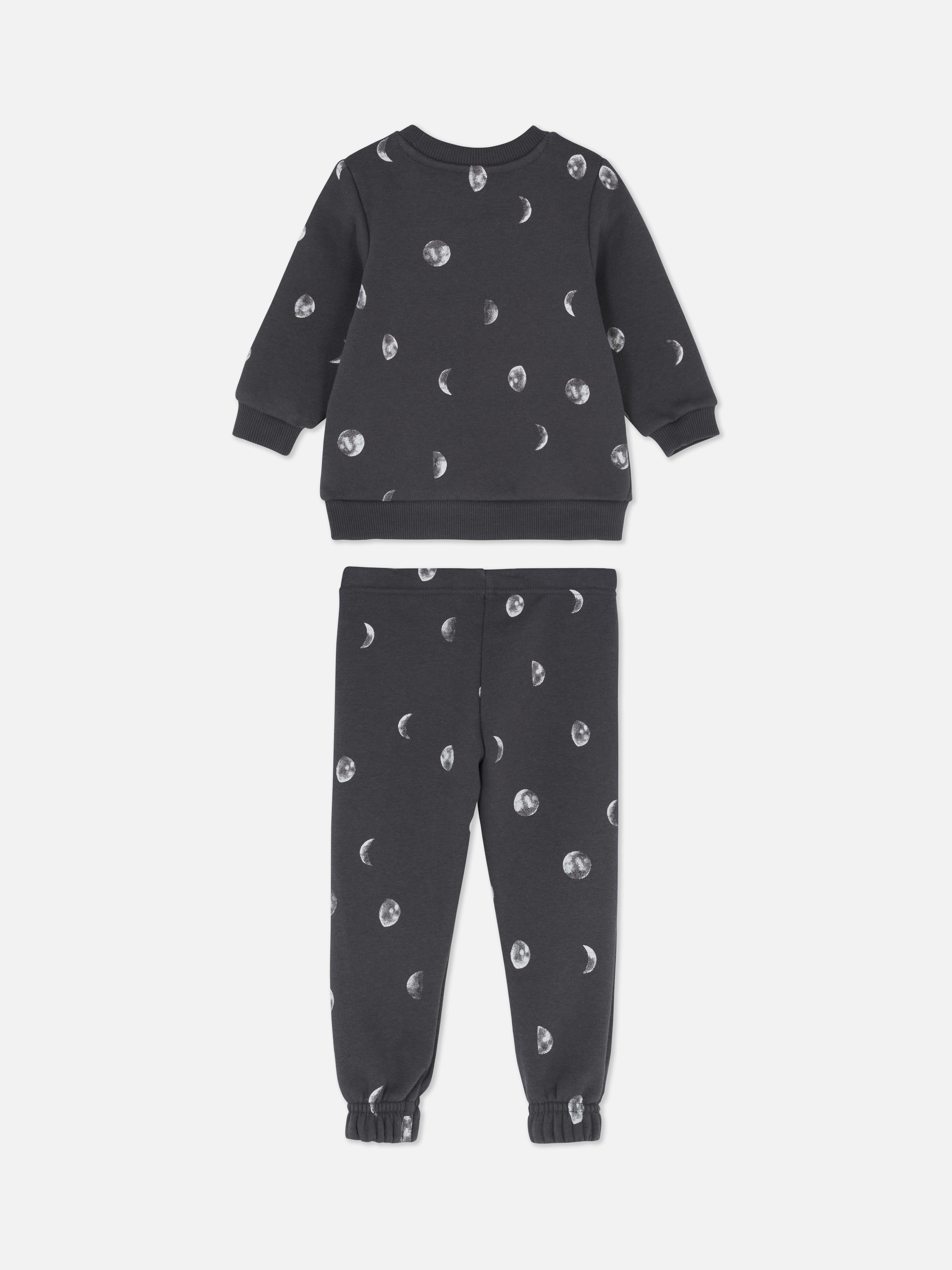 Star Print Sweatshirt and Joggers Set