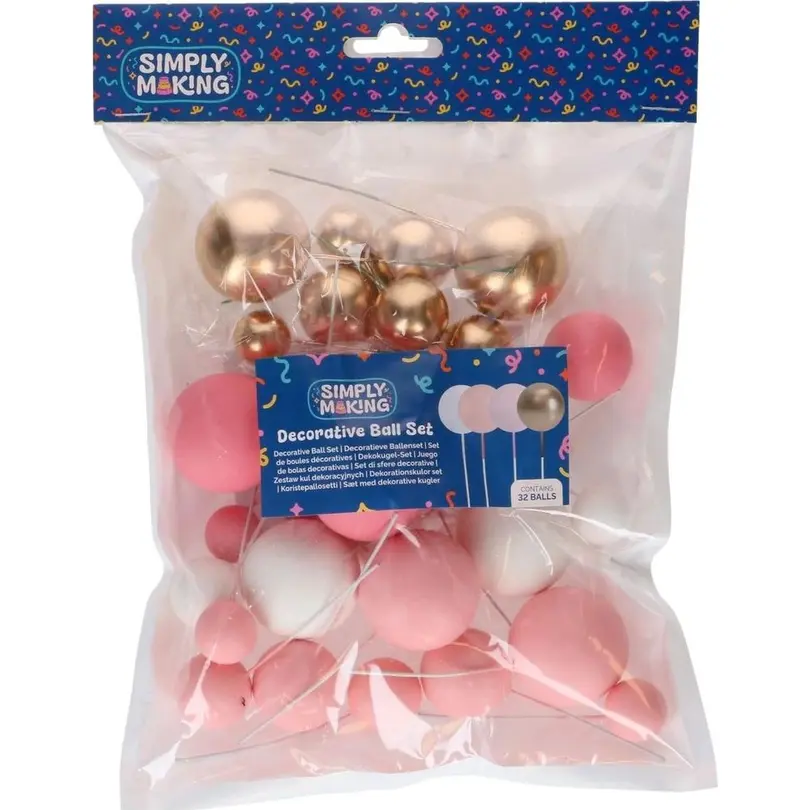 Kuchen/Torten Deko Set Simply Making Bubbles