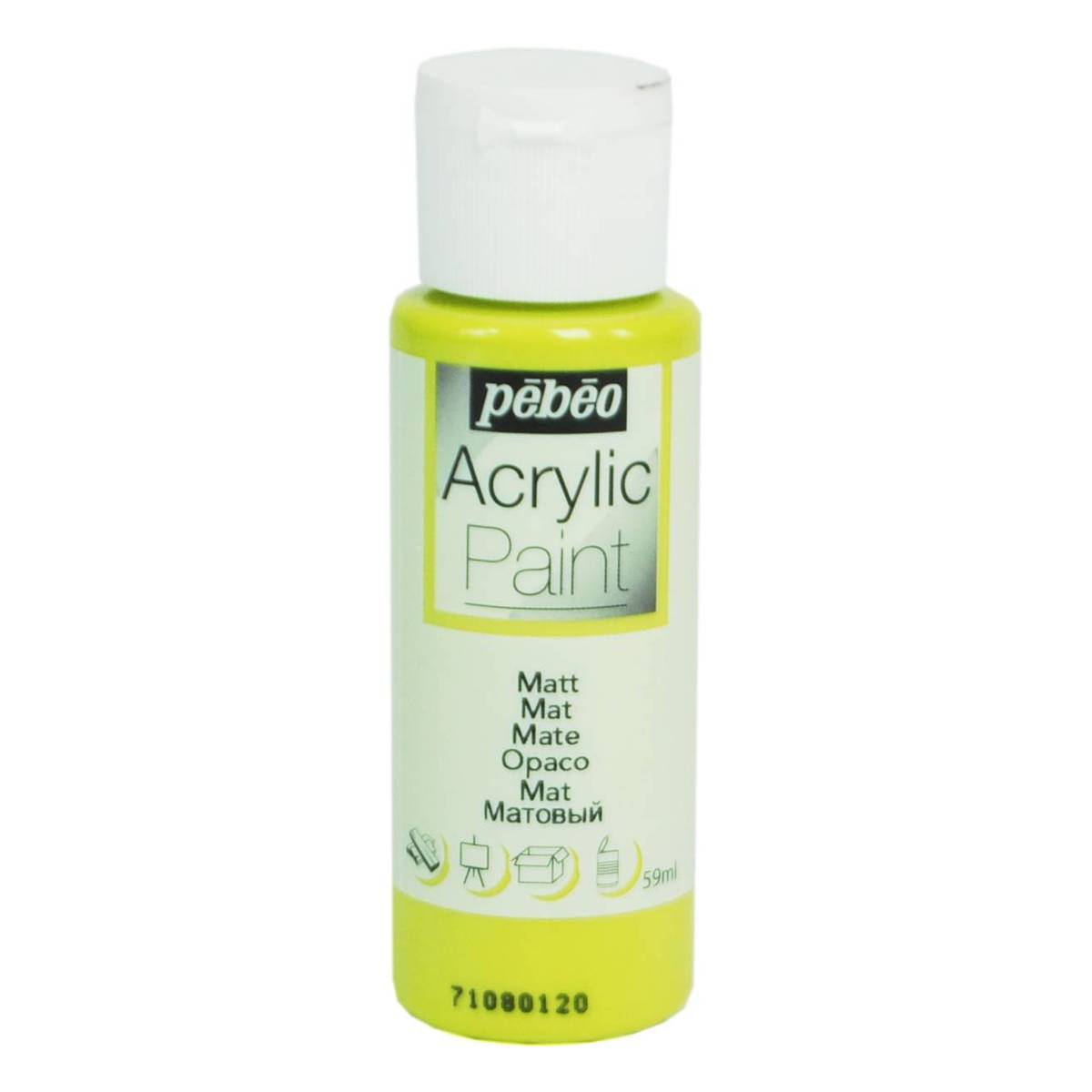 Pebeo Anise Green Matt Acrylic Craft Paint 59ml