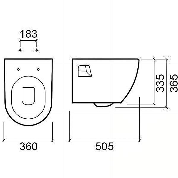 Pack WC suspendu céramique traditionnelle SANINDUSA Sanibold blanc (Cuvette   Abattant WC frein de chute)