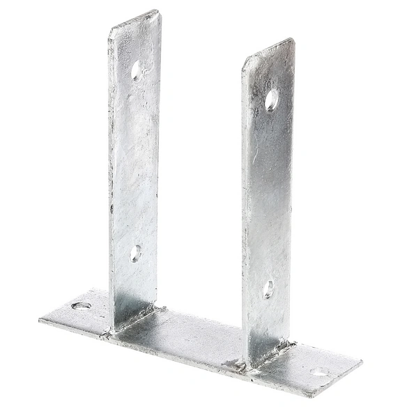 U-Pfostenträger, Rohstahl, BxL: 200 x 200 mm
