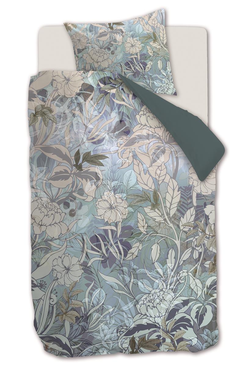Kardol dekbedovertrek Nobile - 140x200/220 cm - blauw grijs
