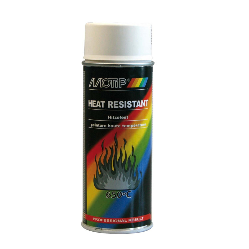 Peinture haute température blanche 0,4 L MOTIP