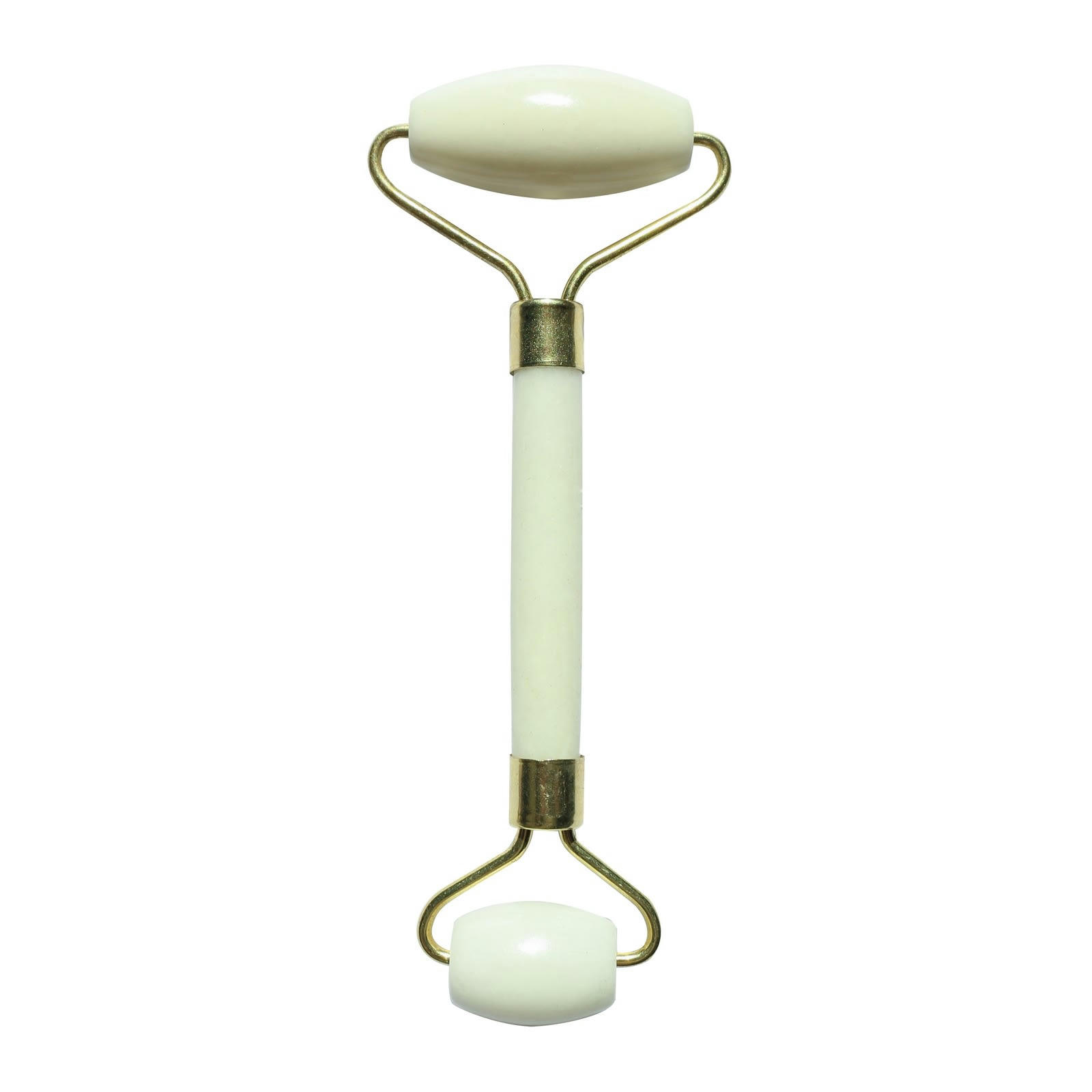 - Masseur visage en pierre de jade blanc