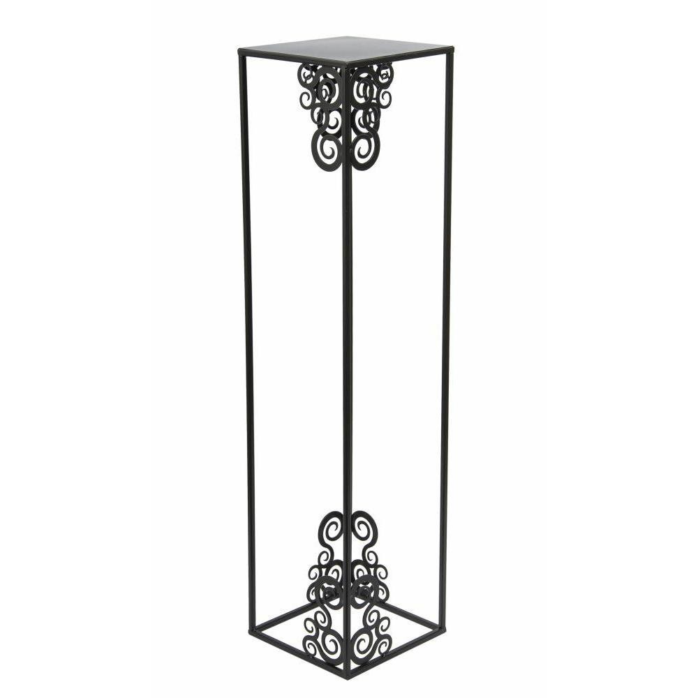 Nowoczesny stojący kwietnik 80 cm czarny LOFT
