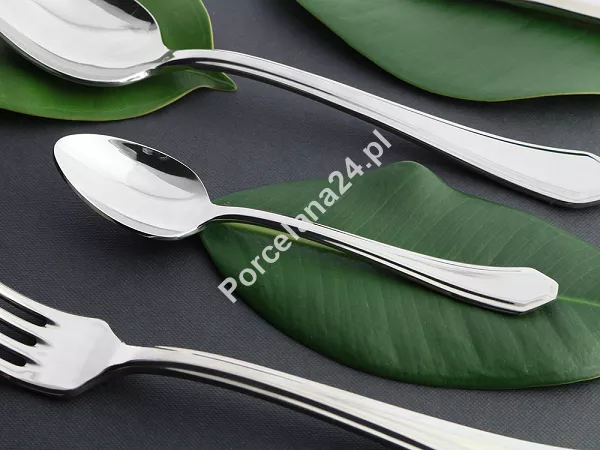 Komplet sztućców 24 cz. na 6 osób Hisar - Riva (4.0/3.0 mm) wysoki połysk