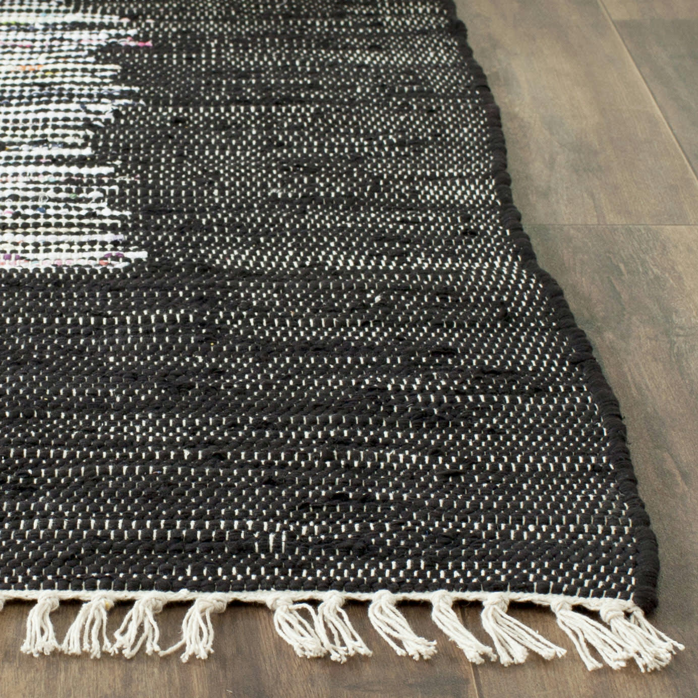 MONTAUK - Tapis de salon interieur en  ivoire & noir, 152 x 244 cm