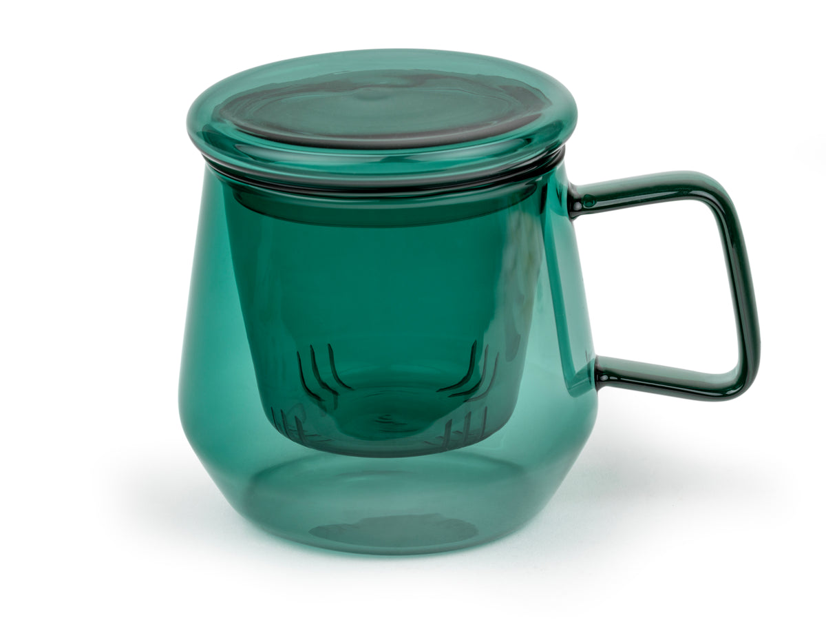 Bredemeijer -Tea for one Livorno glas jadegroen 290ml