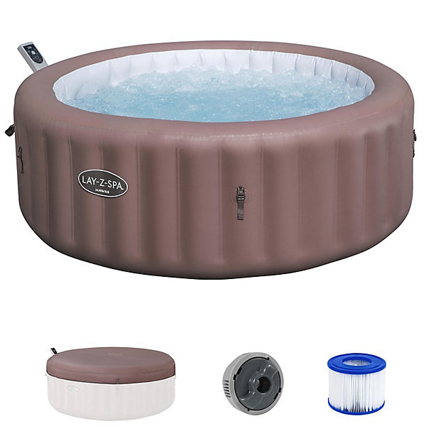 Bestway Spa gonflable rond Lay-Z-Spa Hawaii Smart AirJet EnergySense avec WiFi 4-6 personnes