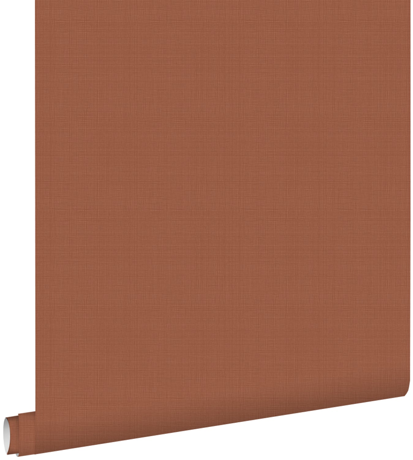ESTAhome behang linnenstructuur terracotta - 53 cm x 10.05 m - 139369