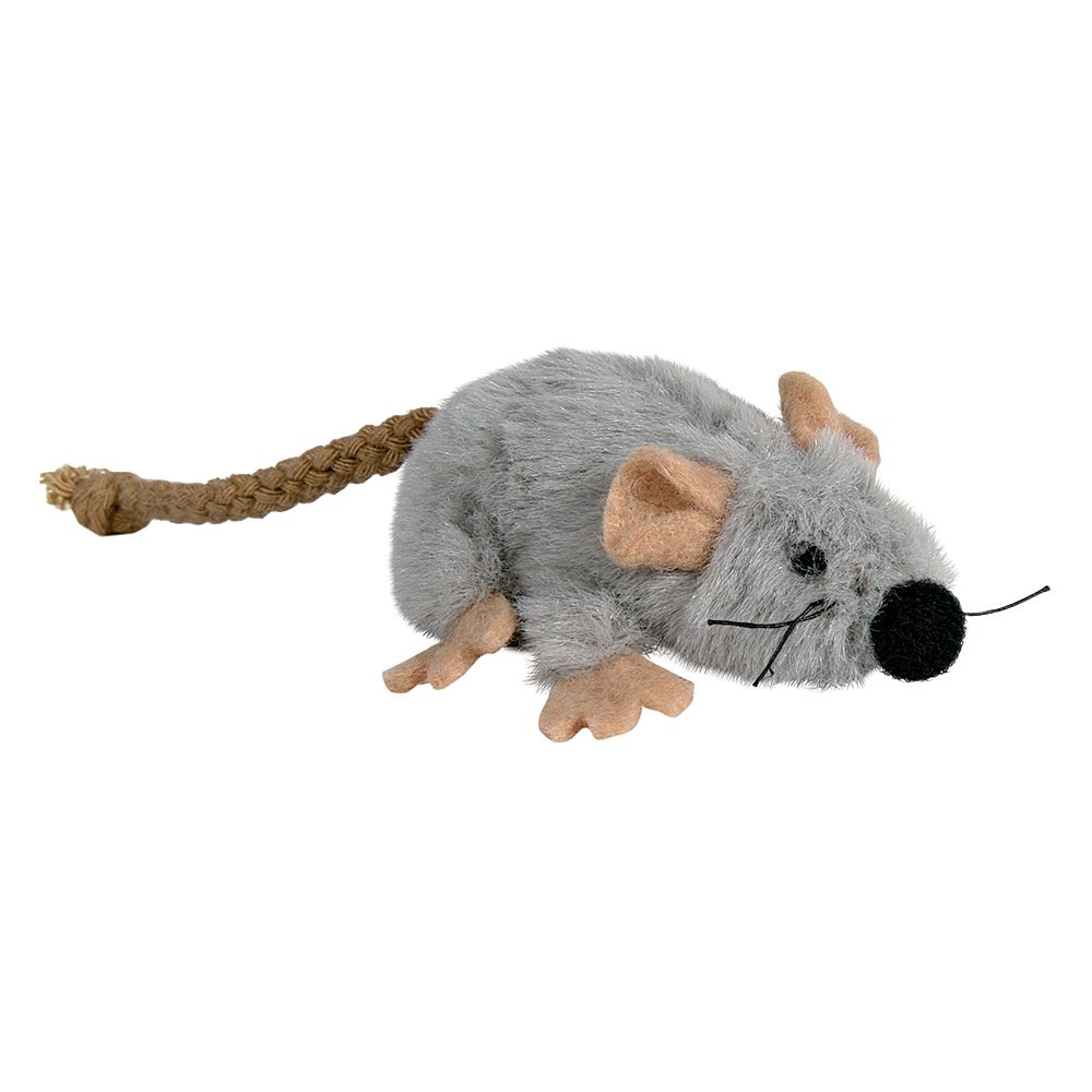 Trixie Cat Toy Plush Mouse with Catnip