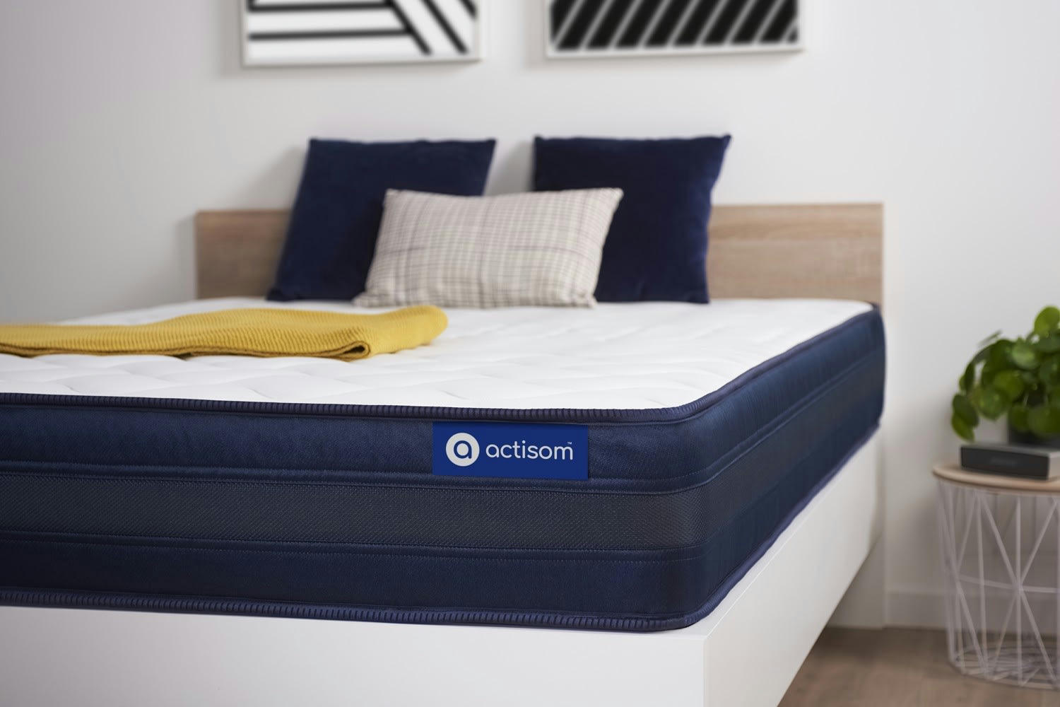 ACTILATEX TECH - Matelas 120x200 cm Latex et mémoire de forme