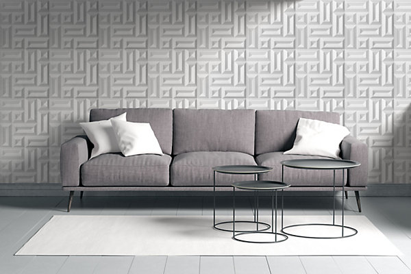 Panneaux de plafond et panneaux muraux Decoratif 3D Square 5m² / 20pièces