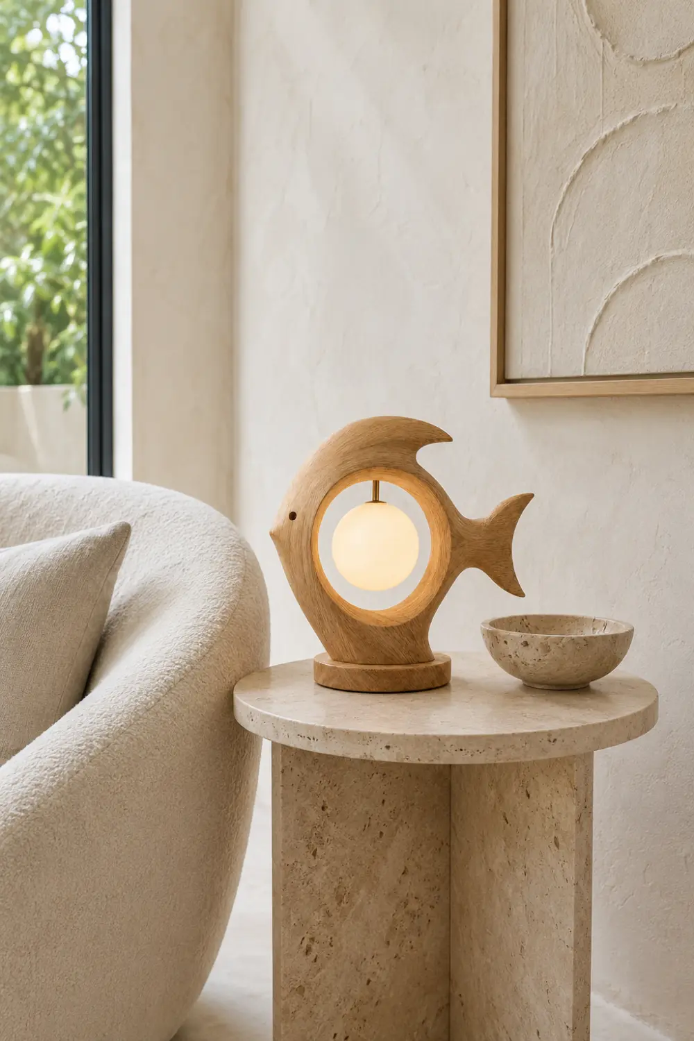 Wooden Art Lamp #WL134