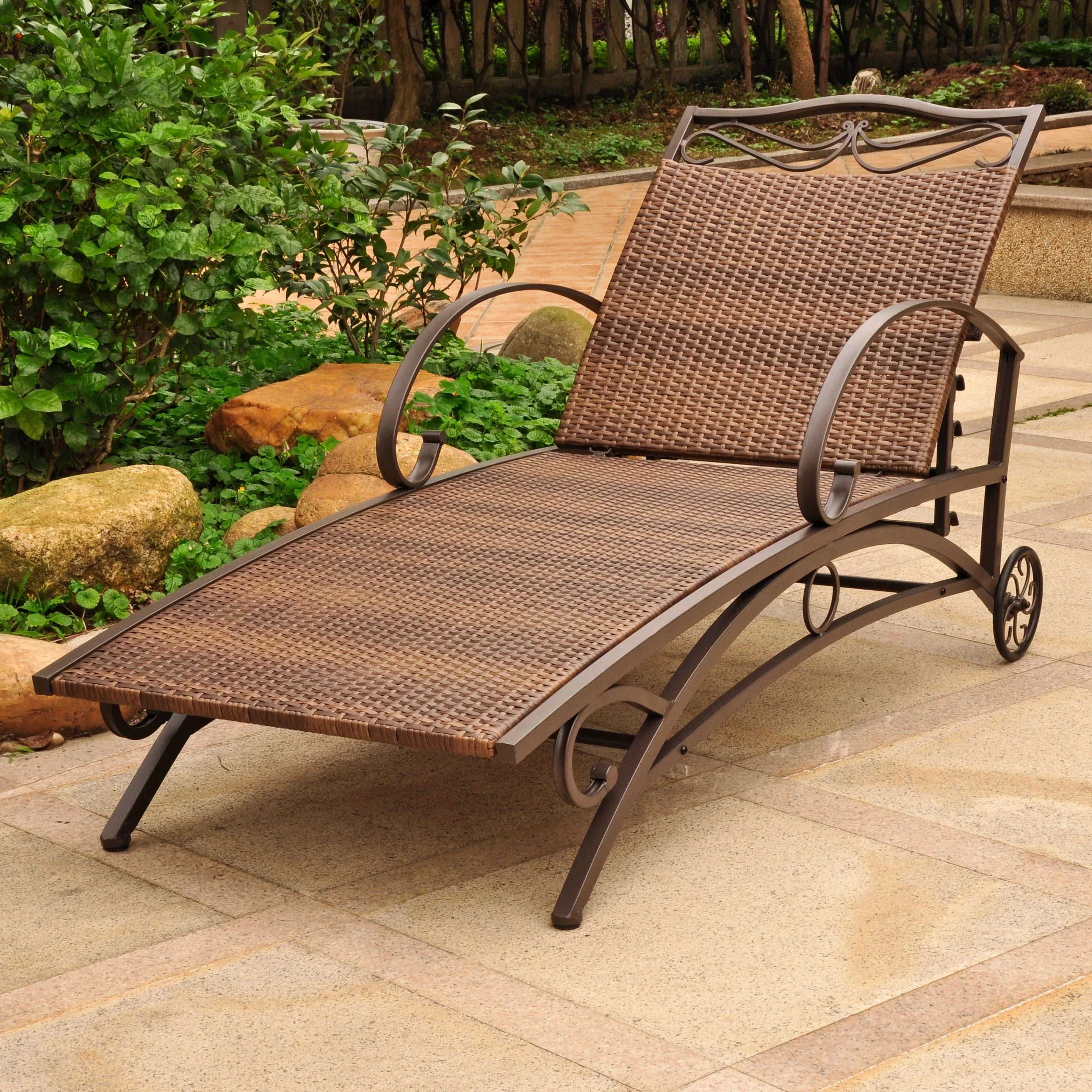 Valencia Resin Wicker Multi-Position Chaise
