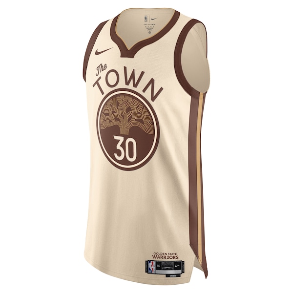 Stephen Curry Golden State Warriors Nike Unisex 2025/26 Authentic Jersey - Tan - City Edition